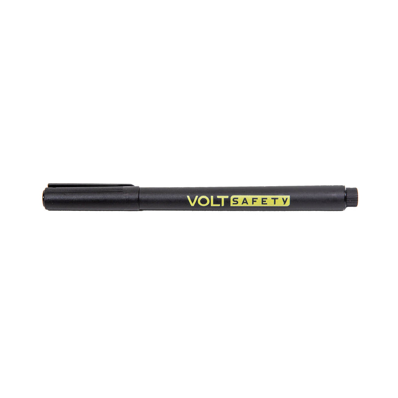 Permanent fine tip UV marker from the Volt Safety lockout kit