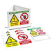 Volt Safety EV and Hybrid Warning Sign Kit, 5 pieces